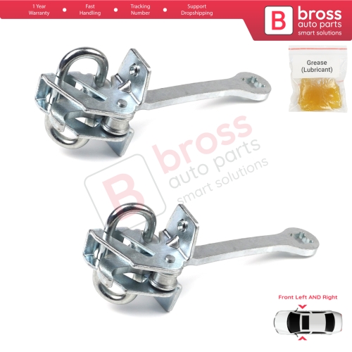 2 Pieces Front Door Hinge Stop Check Strap Limiter for Vauxhall Opel Vectra B 1995-2002 5160228 