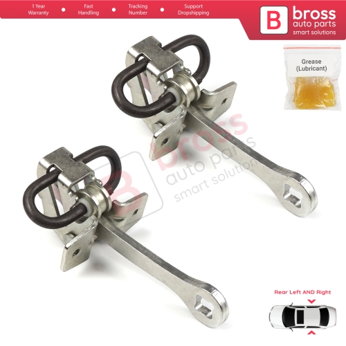 2 Pieces Rear Door Hinge Stop Check Strap Limiter for Vauxhall Opel Vectra B 1995-2002 5160229