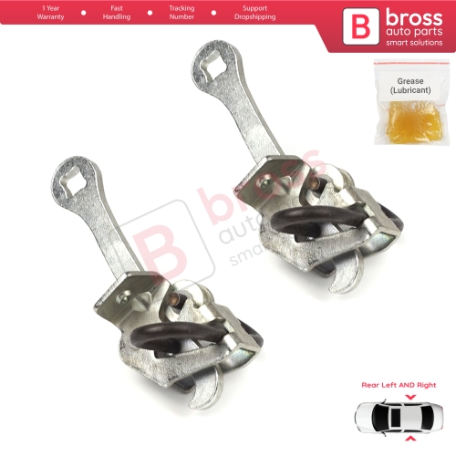 2 Pieces Rear Door Hinge Stop Check Strap Limiter for Vauxhall Opel Vectra B 1995-2002 5160229