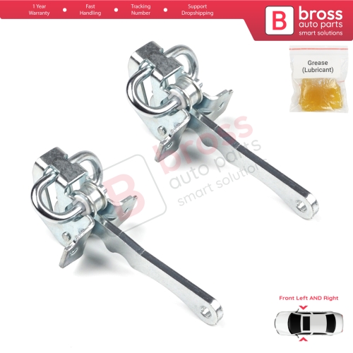2 Pieces Front Door Hinge Stop Check Strap Limiter for Fiat Bravo Brava 182 Marea 185 MK1 46782841 
