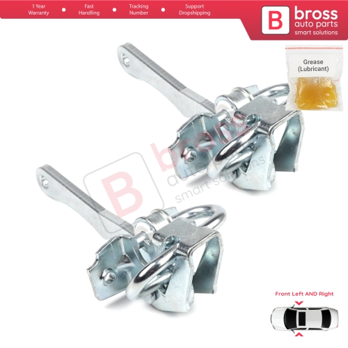 2 Pieces Front Door Hinge Stop Check Strap Limiter for Fiat Bravo Brava 182 Marea 185 MK1 46782841 