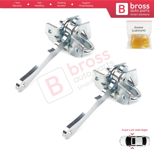 2 Pieces Front Door Hinge Stop Check Strap Limiter for Fiat Bravo Brava 182 Marea 185 MK1 46782841 