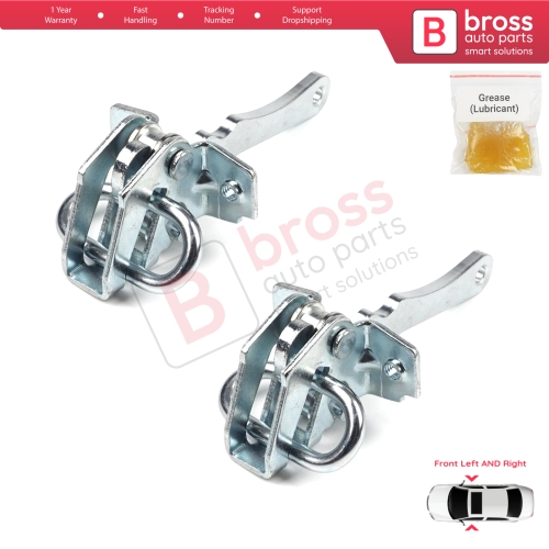 2 Pieces Front Door Hinge Stop Check Strap Limiter for Fiat Bravo Brava 182 Marea 185 MK1 46782841 