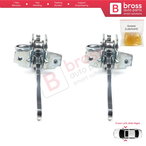 2 Pieces Front Door Hinge Stop Check Strap Limiter for Fiat Bravo Brava 182 Marea 185 MK1 46782841 