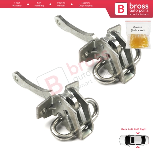 2 Pieces Rear Door Hinge Stop Check Strap Limiter for Fiat Bravo Brava 182 Marea 185 MK1 Weekend 465638541