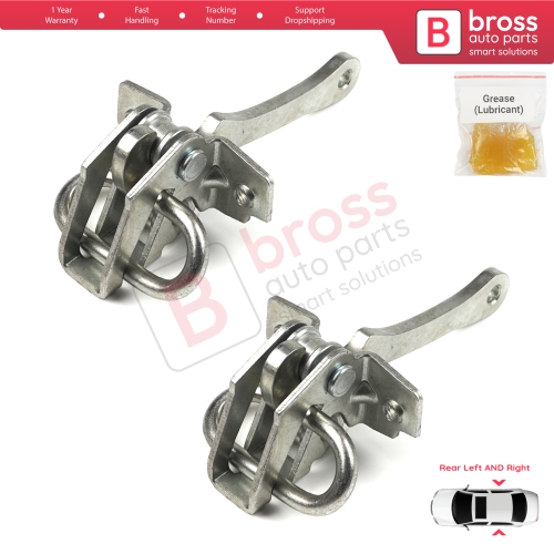 2 Pieces Rear Door Hinge Stop Check Strap Limiter for Fiat Bravo Brava 182 Marea 185 MK1 Weekend 465638541