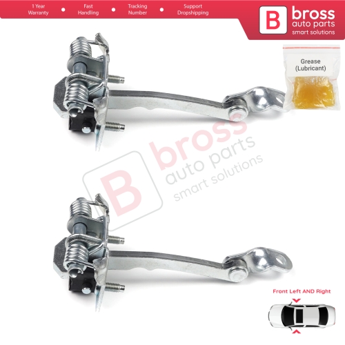 2 Pieces Front Door Hinge Stop Check Strap Limiter for Renault Clio MK1 2 3 Symbol Thalia MK1 7700842857 