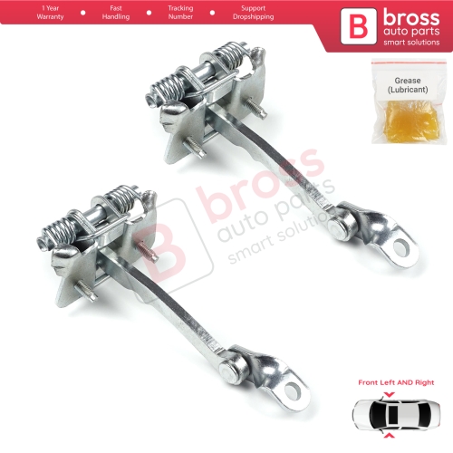 2 Pieces Front Door Hinge Stop Check Strap Limiter for Renault Clio MK1 2 3 Symbol Thalia MK1 7700842857 