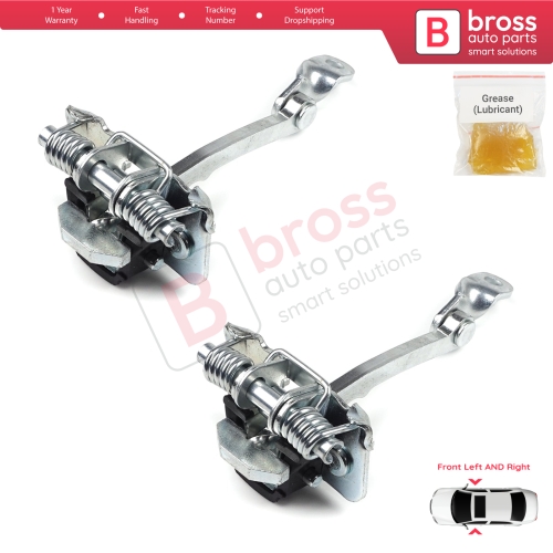 2 Pieces Front Door Hinge Stop Check Strap Limiter for Renault Clio MK1 2 3 Symbol Thalia MK1 7700842857 