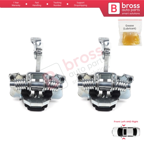 2 Pieces Front Door Hinge Stop Check Strap Limiter for Renault Clio MK1 2 3 Symbol Thalia MK1 7700842857 