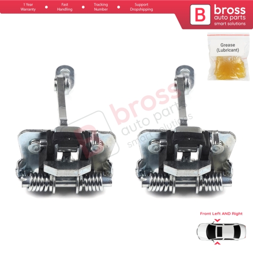 2 Pieces Front Door Hinge Stop Check Strap Limiter for Renault Clio MK1 2 3 Symbol Thalia MK1 7700842857 