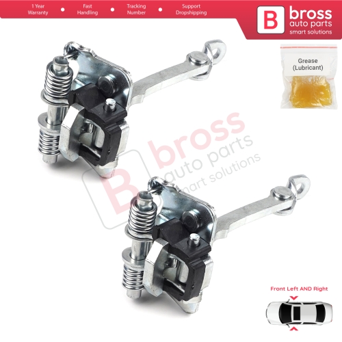 2 Pieces Front Door Hinge Stop Check Strap Limiter for Renault Clio MK1 2 3 Symbol Thalia MK1 7700842857 