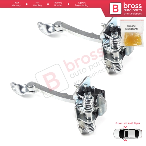 2 Pieces Front Door Hinge Stop Check Strap Limiter for Renault Clio MK1 2 3 Symbol Thalia MK1 7700842857 