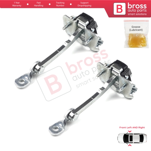 2 Pieces Front Door Hinge Stop Check Strap Limiter for Renault Clio MK1 2 3 Symbol Thalia MK1 7700842857 