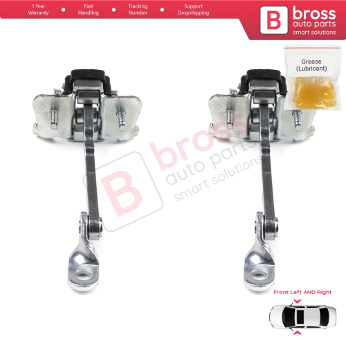 2 Pieces Front Door Hinge Stop Check Strap Limiter for Renault Clio MK1 2 3 Symbol Thalia MK1 7700842857 