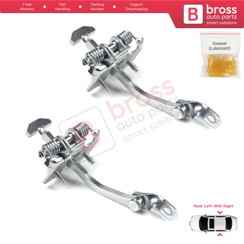 2 Pieces Rear Door Hinge Stop Check Strap Limiter for Renault Clio MK1 2 3 Symbol Thalia Platina 7700842859