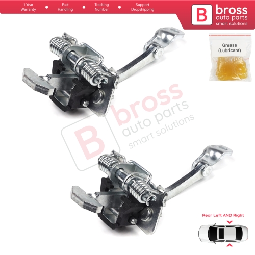 2 Pieces Rear Door Hinge Stop Check Strap Limiter for Renault Clio MK1 2 3 Symbol Thalia Platina 7700842859