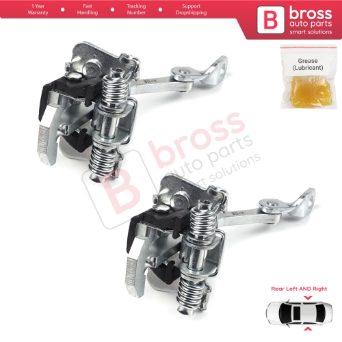 2 Pieces Rear Door Hinge Stop Check Strap Limiter for Renault Clio MK1 2 3 Symbol Thalia Platina 7700842859