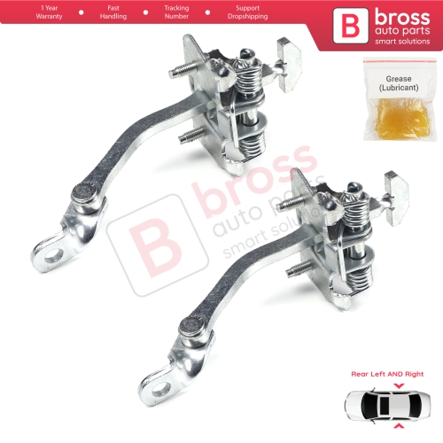 2 Pieces Rear Door Hinge Stop Check Strap Limiter for Renault Clio MK1 2 3 Symbol Thalia Platina 7700842859
