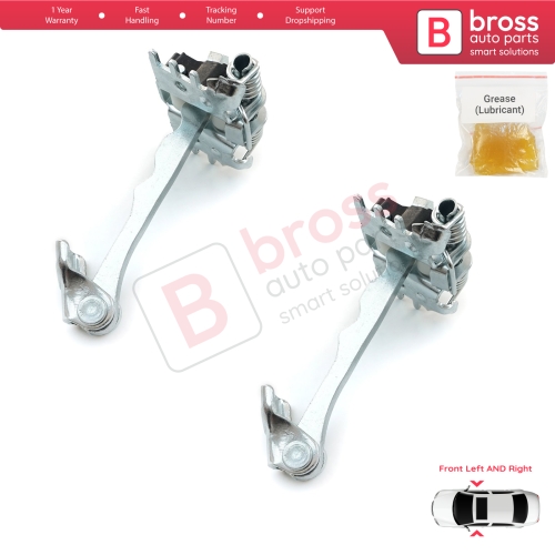 2 Pieces Front Door Hinge Stop Check Strap Limiter for Renault Fluence Megane MK3 4/5 Door 824310007R 
