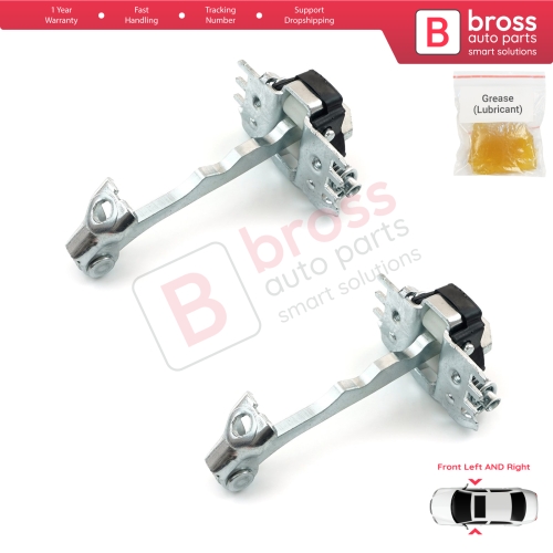 2 Pieces Front Door Hinge Stop Check Strap Limiter for Renault Fluence Megane MK3 4/5 Door 824310007R 