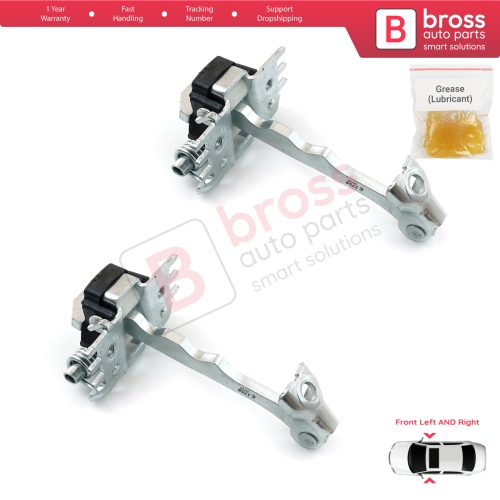 2 Pieces Front Door Hinge Stop Check Strap Limiter for Renault Fluence Megane MK3 4/5 Door 824310007R 