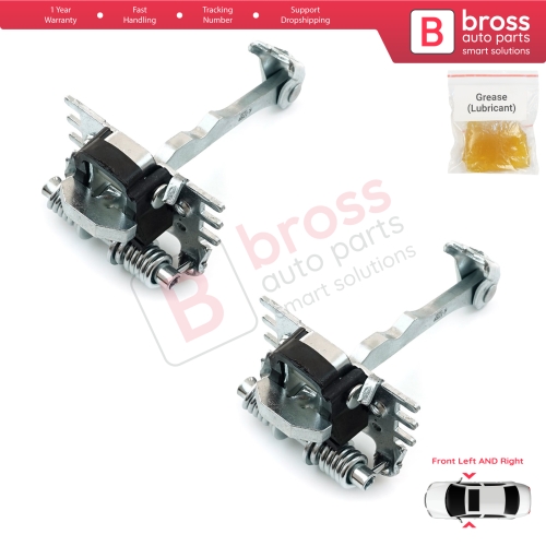 2 Pieces Front Door Hinge Stop Check Strap Limiter for Renault Fluence Megane MK3 4/5 Door 824310007R 