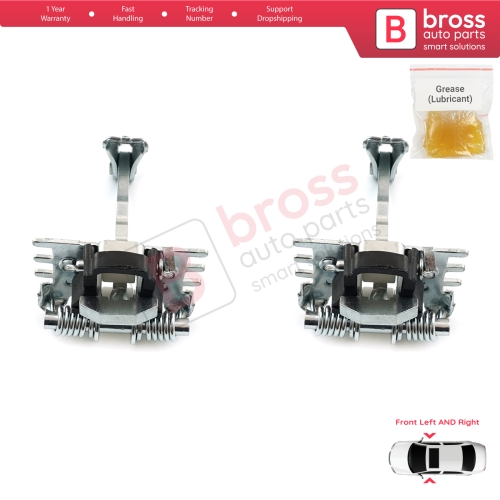 2 Pieces Front Door Hinge Stop Check Strap Limiter for Renault Fluence Megane MK3 4/5 Door 824310007R 