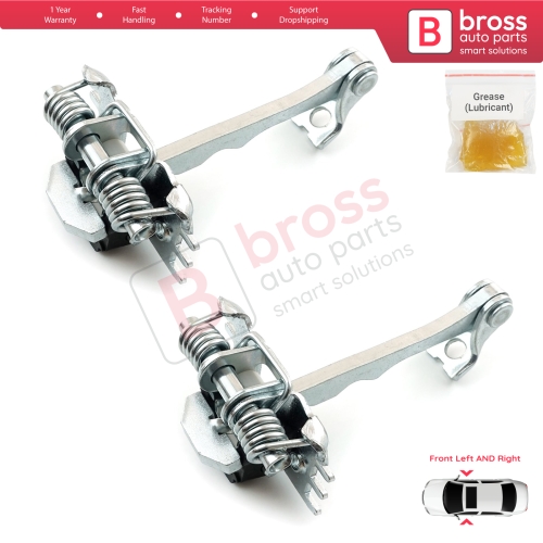 2 Pieces Front Door Hinge Stop Check Strap Limiter for Renault Fluence Megane MK3 4/5 Door 824310007R 