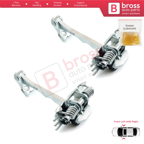 2 Pieces Front Door Hinge Stop Check Strap Limiter for Renault Fluence Megane MK3 4/5 Door 824310007R 