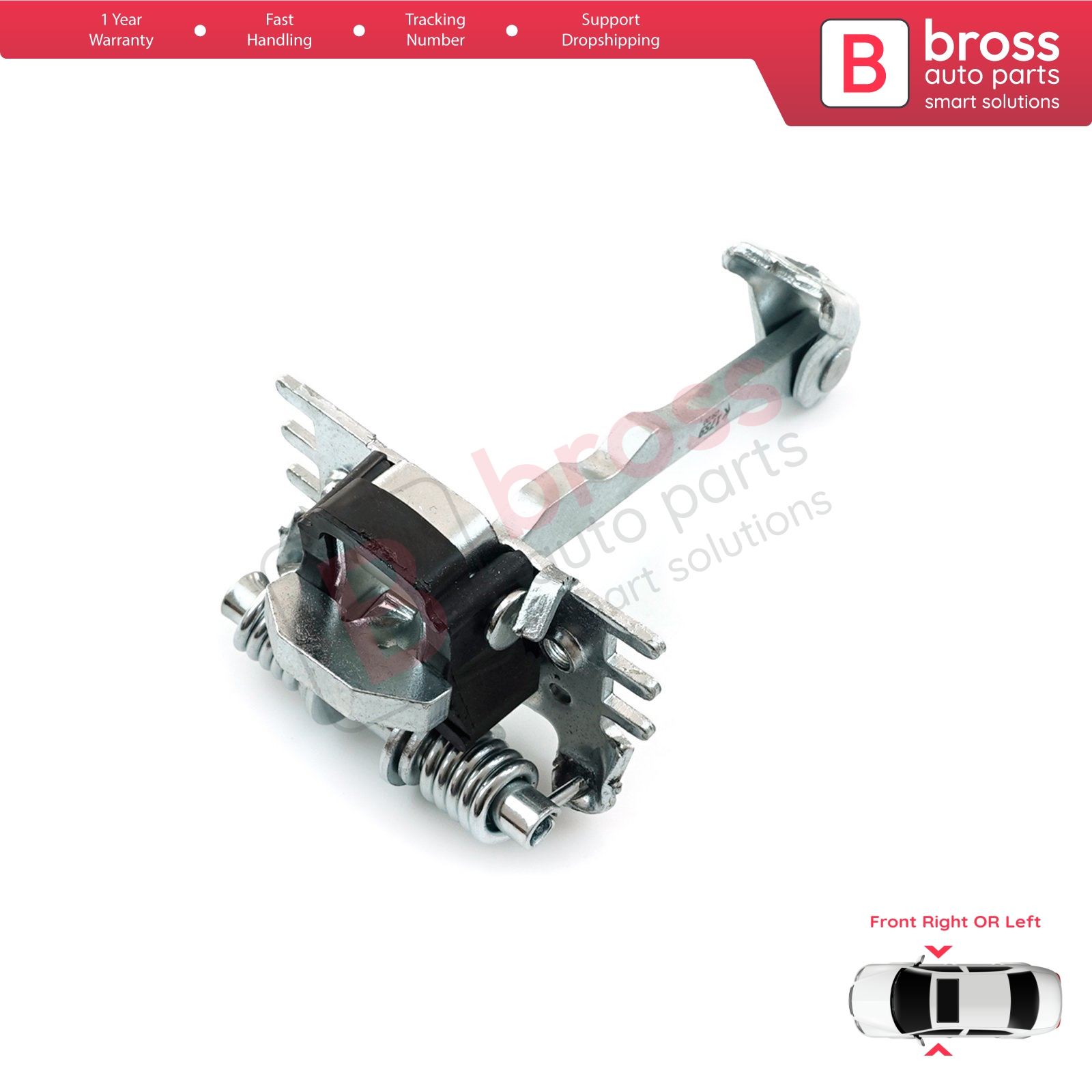 Bross BDP692 Front Door Hinge Stop Check Strap Limitery 1354694080; 9035AP  for Fiat Citroen 並行輸入品 正規輸入品保証