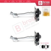2 Pieces Rear Door Hinge Stop Check Strap Limiter for Renault Fluence Megane MK3 4/5 Door 824300003R 