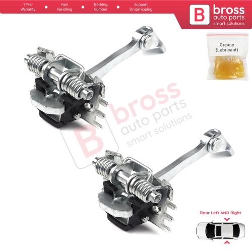 2 Pieces Rear Door Hinge Stop Check Strap Limiter for Renault Fluence Megane MK3 4/5 Door 824300003R 