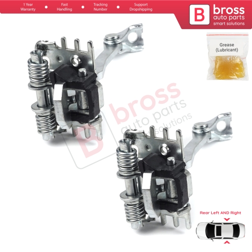 2 Pieces Rear Door Hinge Stop Check Strap Limiter for Renault Fluence Megane MK3 4/5 Door 824300003R 