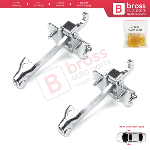 2 Pieces Front Door Hinge Stop Check Strap Limiter for Renault Master MK3 Opel Vauxhall Movano B MK2 804304453R 