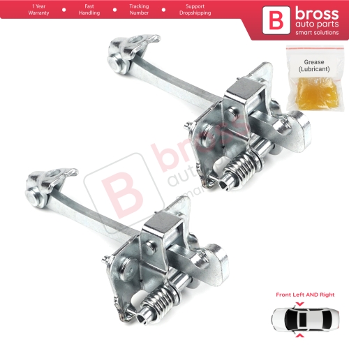 2 Pieces Front Door Hinge Stop Check Strap Limiter for Renault Master MK3 Opel Vauxhall Movano B MK2 804304453R 