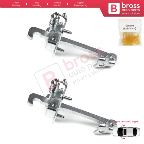 2 Pieces Front Door Hinge Stop Check Strap Limiter for Renault Master MK3 Opel Vauxhall Movano B MK2 804304453R 