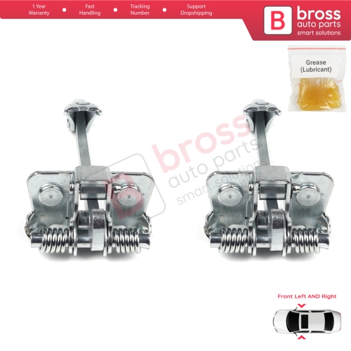 2 Pieces Front Door Hinge Stop Check Strap Limiter for Renault Master MK3 Opel Vauxhall Movano B MK2 804304453R 