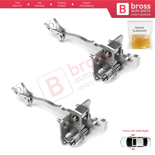 2 Pieces Front Door Hinge Stop Check Strap Limiter for Renault Trafic MK2 Vivaro A PriMastar X83 7700311823