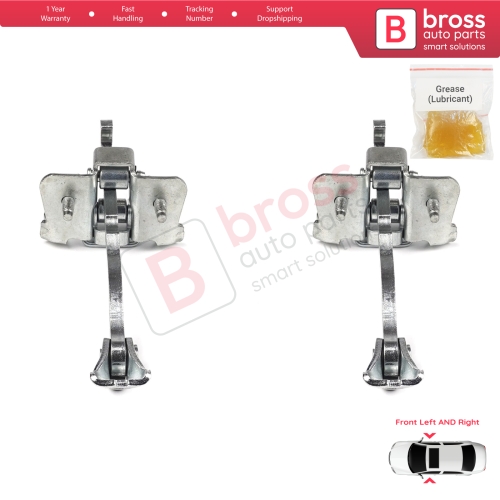 2 Pieces Front Door Hinge Stop Check Strap Limiter for Renault Trafic MK2 Vivaro A PriMastar X83 7700311823