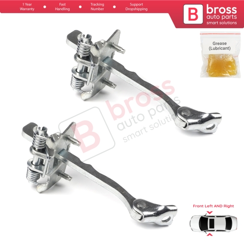 2 Pieces Front Door Hinge Stop Check Strap Limiter for Renault Trafic MK2 Vivaro A PriMastar X83 7700311823