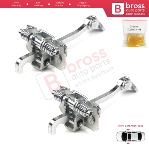 2 Pieces Front Door Hinge Stop Check Strap Limiter for Renault Trafic MK2 Vivaro A PriMastar X83 7700311823