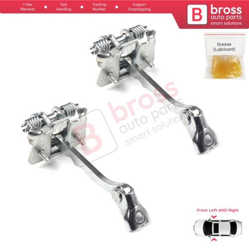 2 Pieces Front Door Hinge Stop Check Strap Limiter for Renault Trafic MK2 Vivaro A PriMastar X83 7700311823
