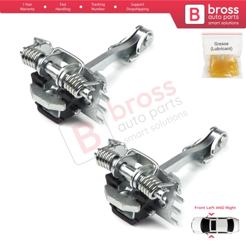 2 Pieces Front Door Hinge Stop Check Strap Limiter for Renault Laguna MK2 Twingo MK2 Wind 8200000721 