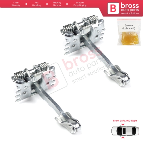 2 Pieces Front Door Hinge Stop Check Strap Limiter for Renault Laguna MK2 Twingo MK2 Wind 8200000721 