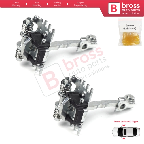 2 Pieces Front Door Hinge Stop Check Strap Limiter for Renault Laguna MK2 Twingo MK2 Wind 8200000721 