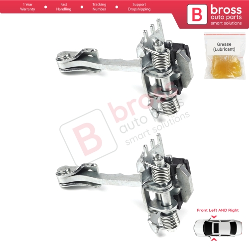 2 Pieces Front Door Hinge Stop Check Strap Limiter for Renault Laguna MK2 Twingo MK2 Wind 8200000721 