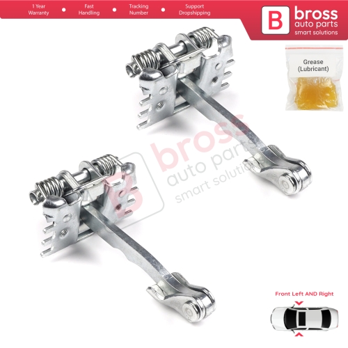 2 Pieces Front Door Hinge Stop Check Strap Limiter for Renault Laguna MK2 Twingo MK2 Wind 8200000721 