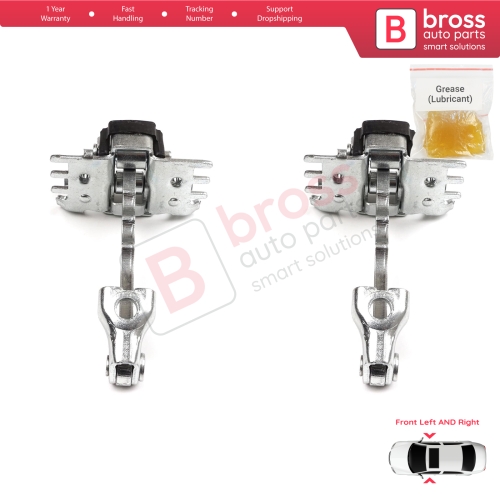 2 Pieces Front Door Hinge Stop Check Strap Limiter for Renault Laguna MK3 X91 2007-2015 Hatch Estate 804310001R 