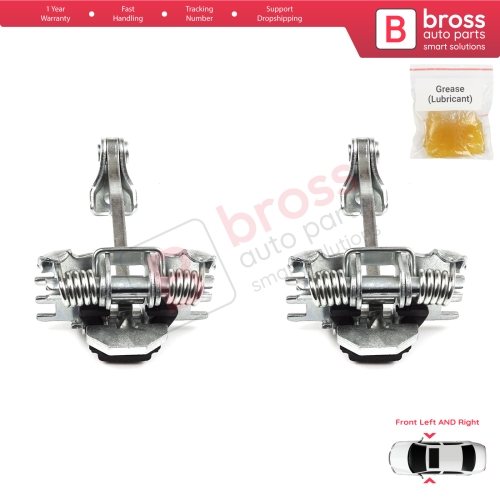 2 Pieces Front Door Hinge Stop Check Strap Limiter for Renault Laguna MK3 X91 2007-2015 Hatch Estate 804310001R 